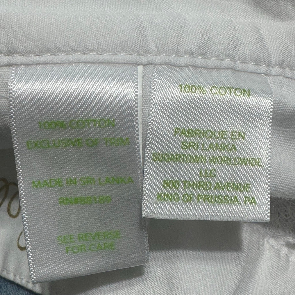 Lilly Pulitzer Buttercup Shorts White Textured Scallop Hem Size 6 Summer - Picture 10 of 10